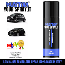 Spray Fiat Alfa Lancia Jeep 601 Nero 400ml !! LUCIDO !!
