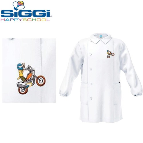 Grembiule scuola bianco - , con