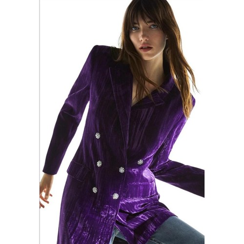 Abito blazer zara - blazer, viola