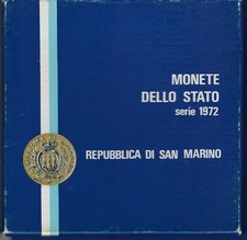 1972 - San Marino - Divisionale monete in cofanetto