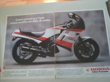 advertising Pubblicità 1986 MOTO HONDA CBX 750 FII F-II F2
