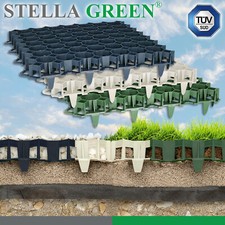 Griglia per prato 50x50x4 cm verde nero bianco pannello passerella nido d'ape per prato nido d'ape a scelta