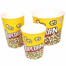 Plastic PopCorn Containers -