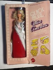 Barbie quick curl miss America