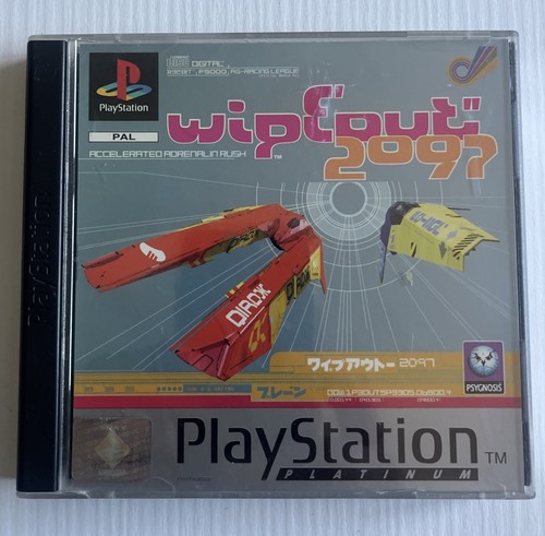 Wipeout 2097 platinum ps1 - 2097, ps1_