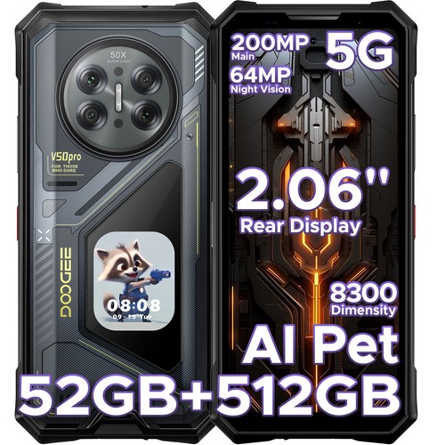 Doogee v50pro 52gb 512gb - doogee,