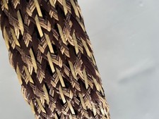 GP3 Frangia Nastro Fascia in Rafia cioccolato alto 7 Cm – Mt. 60