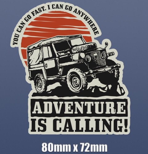 Adesivo 4x4 avventura jeep - 4x4,