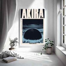Poster anime Akira, vintage