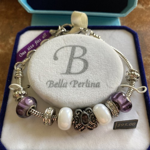 Bracciale bella perlina vetro - bracciale,