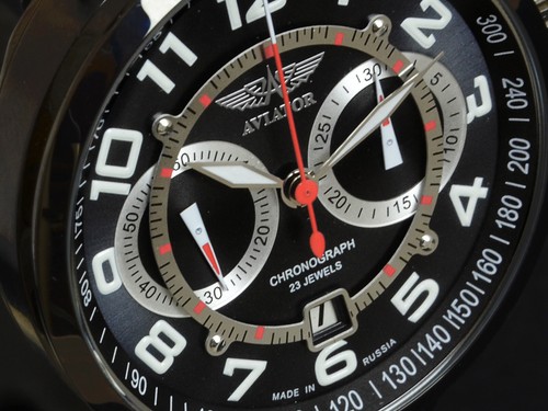 Poljot aviator chronograph - poljot, hi