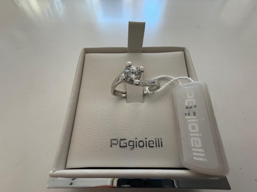 Anello solitario diamante - anello,