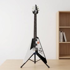 Electric Guitar White Black