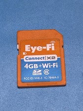 Eye-Fi Connect X2 4GB Scheda di Memoria SDHC Classe 6 con Wi-Fi Arancione
