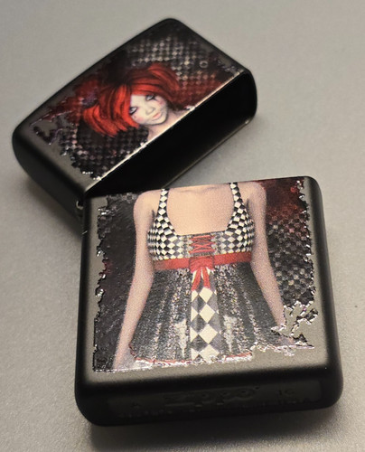 Zippo dangerous girl black - dangerous,