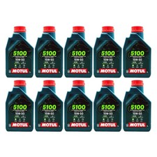 MOTUL 5100 15W 50 TECHNOSYNTHESE 10 LITRI OLIO MOTORE moto scooter 10MO52