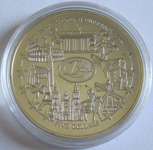 Liberia dollari 2001 euro - liberia,