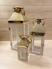 Set lanterne legno - in, shabby
