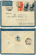 1003 - Colonie, Eritrea, Etiopia - 1940 - Affrancatura mista su busta