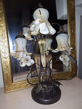 LAMPADA LUME 3 LUCI CON APPLICCHI IN VETRO COMO CAMERA SALONE MADIA POCO USATO