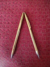 Set Matita e Penna a Sfera Cross laminate in oro 12K