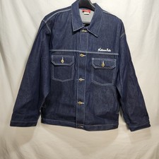 Giacca denim blu - uomo, platinum
