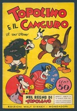 Nel Regno di Topolino 14 API-Mondadori 1936 Originale Anteguerra Ottimo 70 OT+