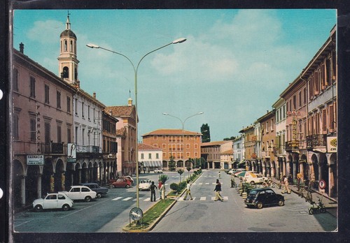 Cartolina suzzara piazza - suzzara,