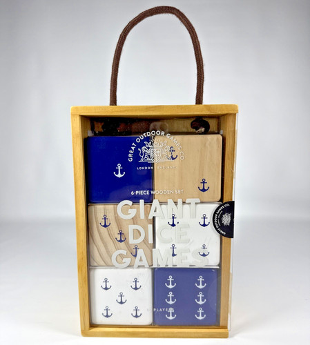 Set gioco dadi gigante legno - set,