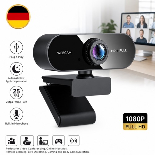 Webcam usb 1080p full - webcam,