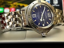 Nuovo Orologio Uomo Automatico Vostok Amphibian 120696 Quadrante Argento (20 ATM)