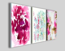 Quadri astratti Pink floreal