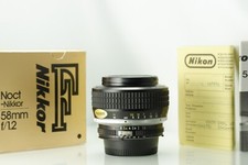Nikon Noct-Nikkor AI-S 58mm f1,2  Lens Noct-Nikkor 58mm 1.2