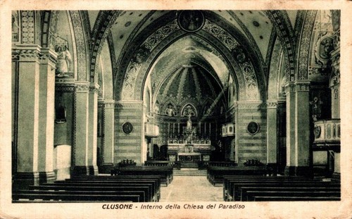 Bergamo clusone interno chiesa - interno,
