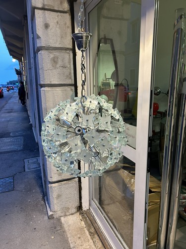Grande lampada sputnik - lampada, vetro