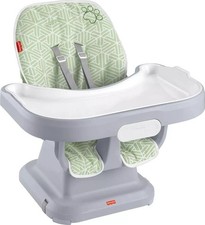 Fisher-Price Seggiolone Salvaspazio Semplice Pulizia con Vassoio Avvolgente per Piatti Profondi