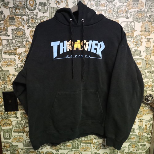 Thrasher felpa con cappuccio - con,