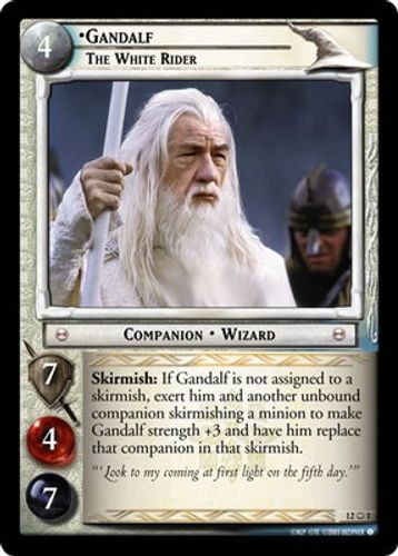 Gandalf the white - white, rider