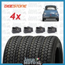 Set 4 Copertoni Gomme Pneumatici FIAT 500 EPOCA  125-12 R J62 4 TELE CON CAMERE