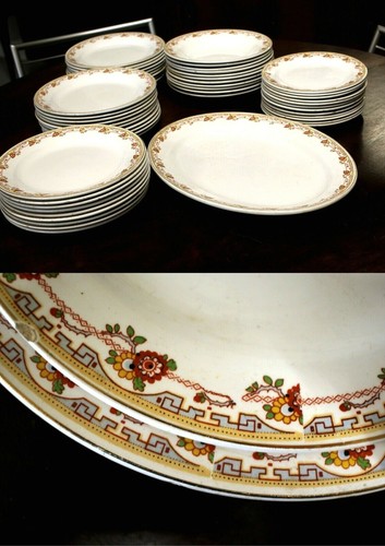 Servizio piatti vintage - vintage, 51pz