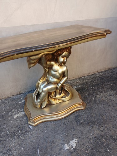 Tavolino con putto - con, legno