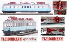 FLEISCHMANN 7410 VINTAGE  LOCOMOTORE REGIONALE TRENO di VETRO ET491 BOX SCALA-N