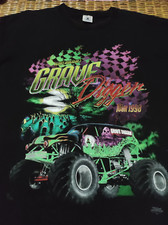 T-shirt vintage Grave Digger