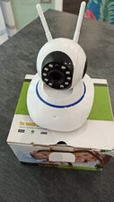 Telecamera Wireless Ipcam Wifi Ad Infrarossi Motorizzata 360° Lan Hd 720P Led