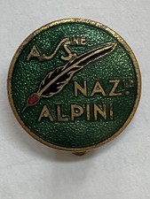 SPILLA DA GIACCA ASSOCIAZIONE NAZIONALE ALPINI PENNA NERA S.JOHNSON MILANO