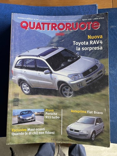 Rivista quattroruote agosto - rivista,
