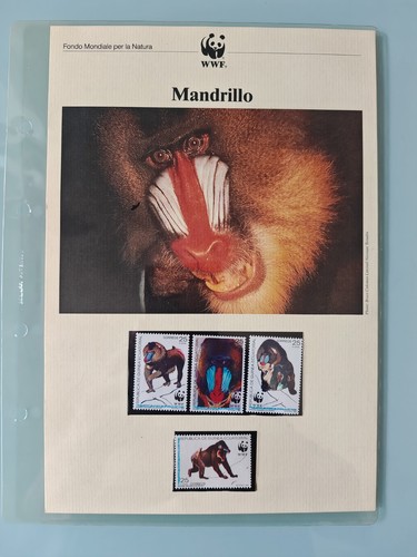 Wwf bolaffi mandrillo guinea - bolaffi,