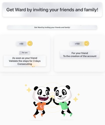 Weward codice amico famigliari - codice,