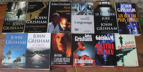John grisham lot de 12 - lot,