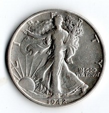 USA, 1942 , 1/2 dollaro